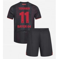 Stroje piłkarskie Bayer Leverkusen Martin Terrier #11 Koszulka Podstawowej dla dzieci 2025-26 Krótki Rękaw (+ szorty)
